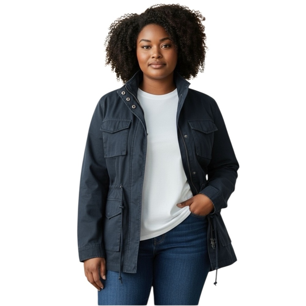 NWT Old Navy Cinch Waist Cotton Jacket